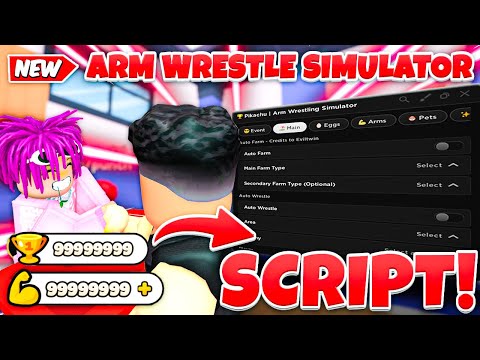 [❄️ EVENT] Arm Wrestle Simulator Script Hack | BEST AUTO FARM Stats + Event Egg | *PASTEBIN 2023*