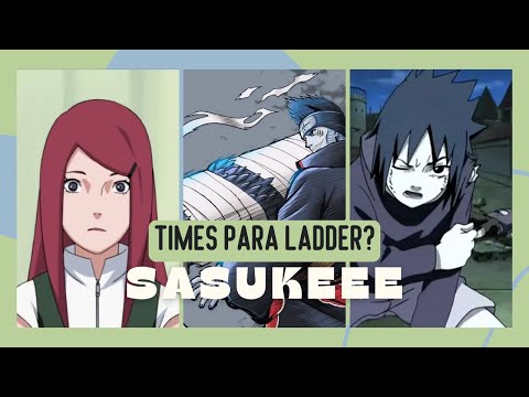 Time do Naruto Arena com Kushina e Sasuke