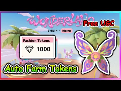 Wonderland Script - Auto Farm Tokens