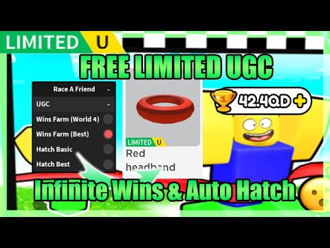 [FREE LIMITED UGC] Race A Friend Script • Infinite Wins • Auto Hatch