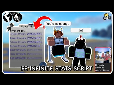 [OP] Olympia FE Infinite Stats Script - ROBLOX SCRIPTS | Fluxus • Delta