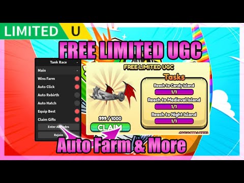 [FREE UGC LIMITED] Tank Race Script • Auto Farm & More