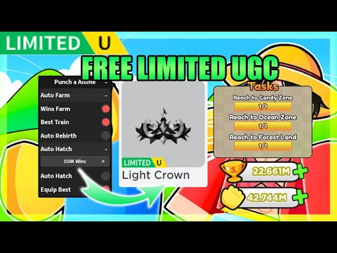 [FREE UGC LIMITED] Punch a Anime Script • Best Auto Farm