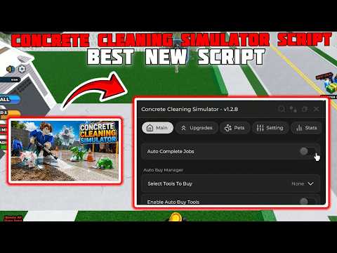 CONCRETE CLEANING SIMULATOR SCRIPT
