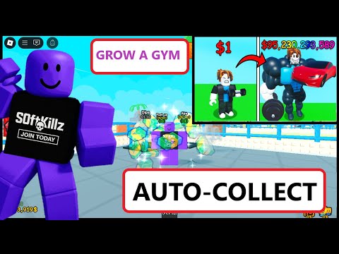 3/4 [FREE] GROW A GYM | AUTO-COLLECT, AUTO-BUY & MORE