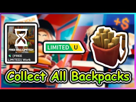 Work at a Restaurant Script - Collect All Backpacks