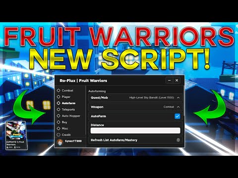🍒Fruit Warriors⚔️ SCRIPT/GUI *2023*