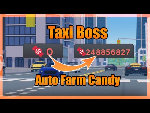 [🎃Halloween Event] Taxi Boss Script • Auto Farm Candy