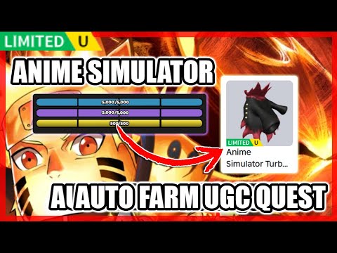 🦊Free UGC Limited Anime Simulator Script 2025  • Auto Farm Quest