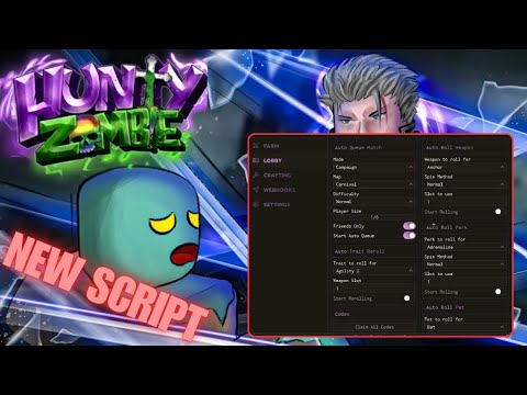 NEW HUNTY ZOMBIE SCRIPT NOVEMBER 16 2025