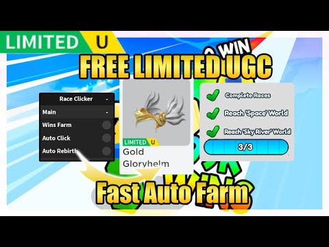[FREE LIMITED UGC] Race Clicker Script • Fast Auto Farm