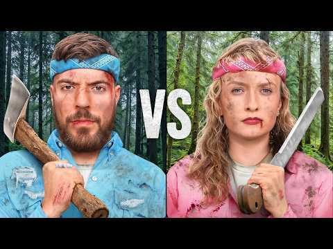 Männer vs. Frauen Überleben In Der Wildnis Für 500.000$