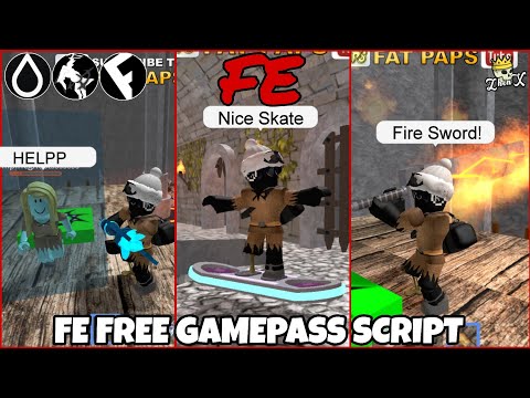 FE Free Gamepass Script | Hydrogen • Fluxus