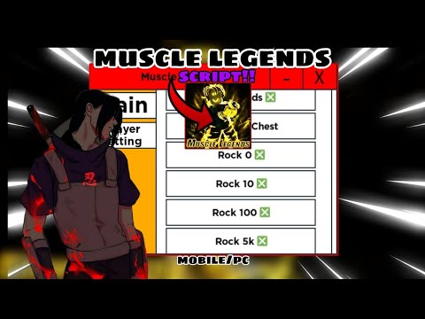 🔥New🔥[Roblox Muscle Legends] New Script  - Collect Chest, Auto Weight, Played Setting & More (2023)