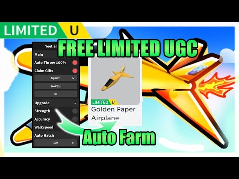 [FREE LIMITED UGC] Yeet a Plane Simulator Script • Auto Farm