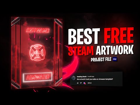 AIMWARE STEAM ARTWORK AFTER EFFECTS PROJECT FILE