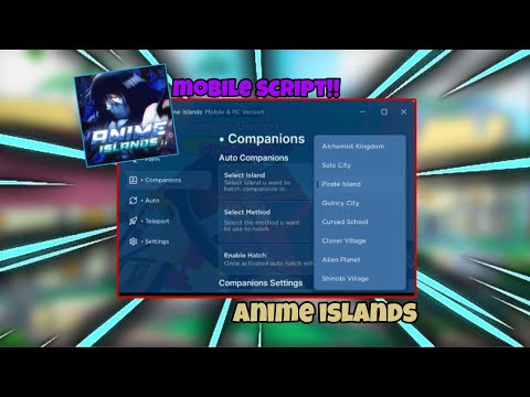 Best anime islands script