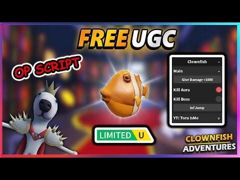 Clownfish Adventures Script - Kill Aura | Give Damage