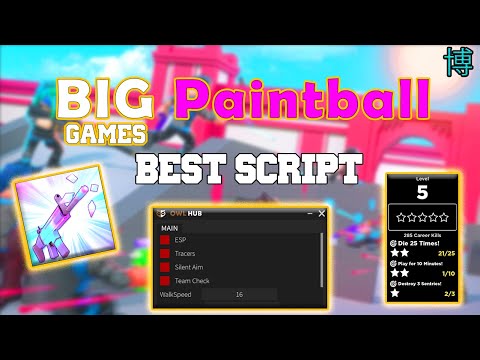 [UPDATED] BEST BIG Paintball Script | Aimbot, ESP & Teamcheck | #roblox #robloxexploit #scripts
