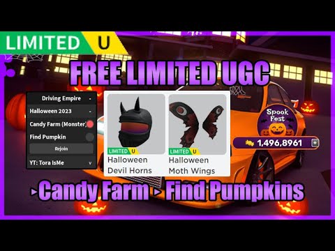 [🎃FREE LIMITED UGC] Driving Empire Script • Auto Farm Candy • Find Pumpkins