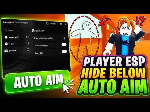 🎨 Chameleon Script | PLAYER ESP, HIDE BELOW, AUTO AIM & More! | 2026