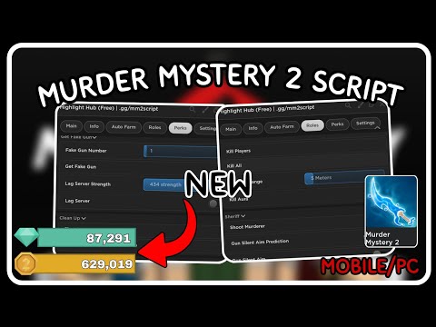 Murder Mystery 2 Script - Auto Farm/Lag Server & More - ROBLOX SCRIPTS [ Mobile/PC ]