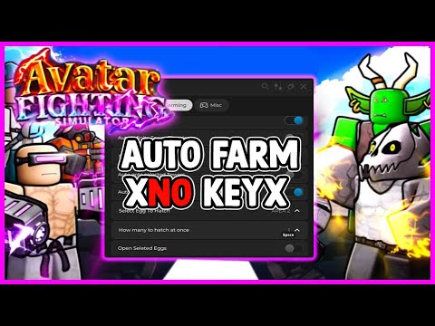Avatar Fighting Simulator Script No Key • Auto Farm Mobs / Challenge / (Idiot Hub)