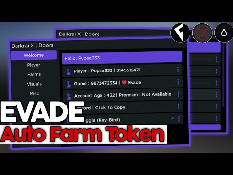 Evade Auto Farm Tokens Script