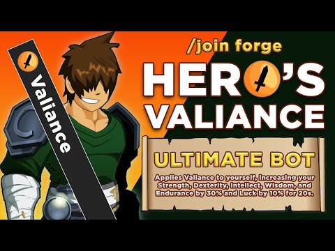 AQW || Forge - Hero's Valiance Enhancement (Ultimate Bot) || GRIMLITE REV ||