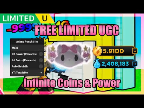 [FREE UGC LIMITED] Anime Punch Simulator Script • Infinite Coins / Power 