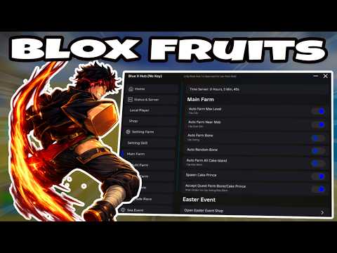 BEST [🥚] Blox Fruits Script 2026 (NO KEY) | Auto Farm, Item Farm, Auto Fruits