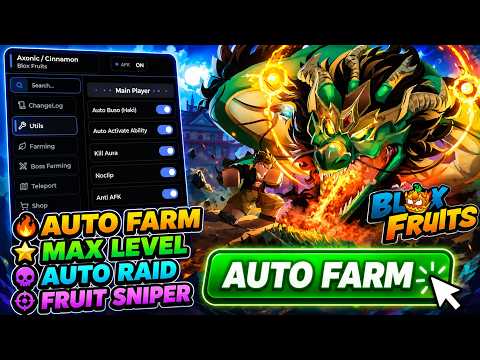 Blox Fruits Script | AUTO FARM, MAX LEVEL, AUTO RAID, FRUIT SNIPER & More! | 2026