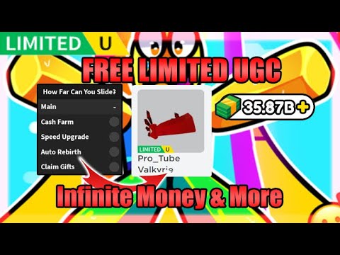 [FREE LIMITED UGC] How Far Can You Slide? Script • Infinite Money And More