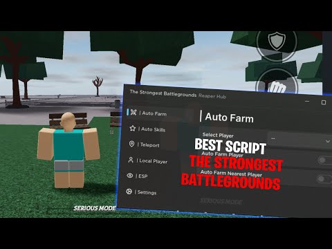 BEST The Strongest Battlegrounds SCRIPT | Auto Farm , ESP & MORE!