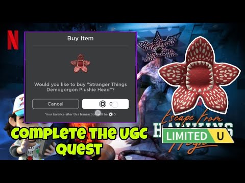 [ UGC Limited ] instant UGC - Stranger Things Demogorgon Plushie Head