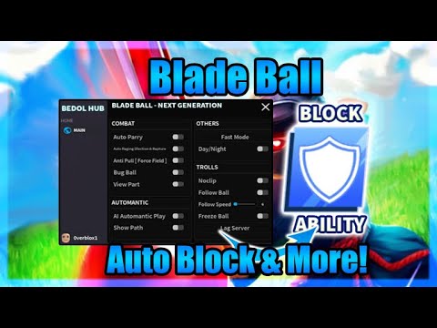 Blade Ball Script • OP Auto Block And More