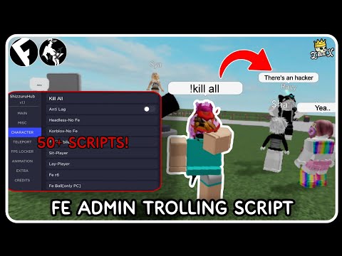 FE Admin Trolling Script - ROBLOX SCRIPTS - Troll All Players | Fluxus • Delta