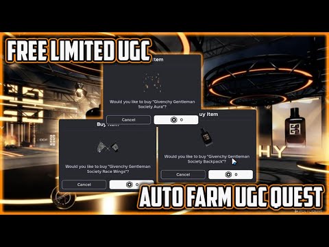 Givenchy Gentleman Society Script • Auato Farm UGC Quest