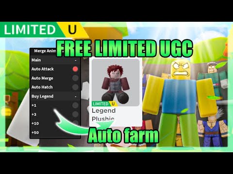 [FREE UGC LIMITED] Merge Anime Legends Simulator Script • Auto Farm