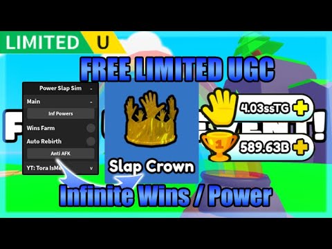 [FREE LIMITED UGC] Power Slap Simulator Script • Infinite Wins / Power And More