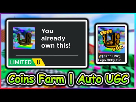 Lego Obby Fun Escape Script - Coins Farm | Auto UGC