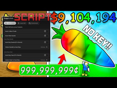 [🔥NEW] Grow a Garden🍅 Script | Auto Sell, Auto Buy, Auto Collect | NO KEY!!