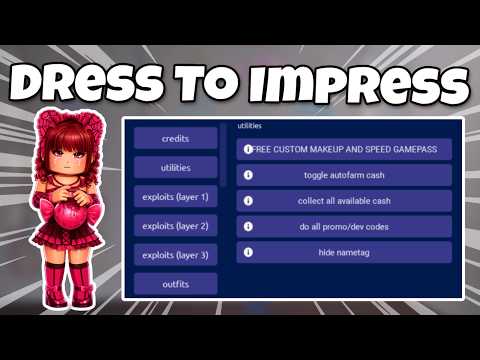 💗 NEW! Dress To Impress Script 2026 NO KEY