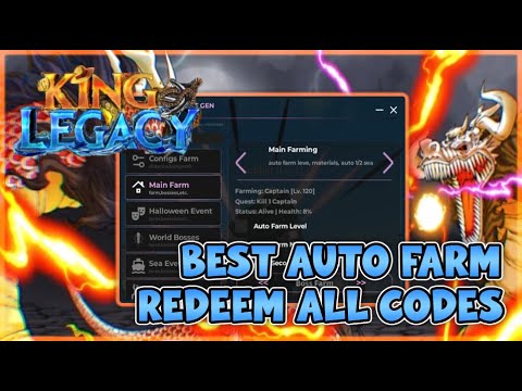 King Legacy Best Script • Auto Farm Level / Dungeon • Redeem All Codes (Zen Hub)