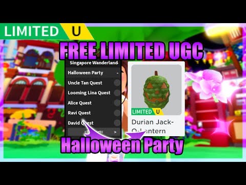 [FREE LIMITED UGC] Singapore Wanderland Script • Halloween Party