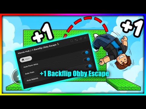 +1 Backflip Obby Escape Script