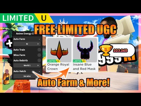[FREE LIMITED UGC] Anime Energy Clash Simulator Script • Auto Farm