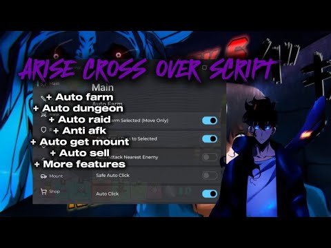 [UPD🪄] AUTO FARM + AUTO DUNGEON & RAID + AUTO MOUNT | ARISE CROSS OVER MOBILE SCRIPT