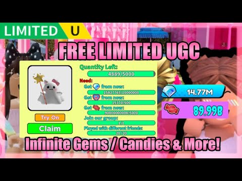[🎃FREE LIMITED UGC] Beauty Girl Tycoon Script • Infinite  Gems / Candies And More!