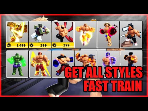 💪🏻OP Train to Fight Script • Get All Robux Styles, Fast Train (No Key)